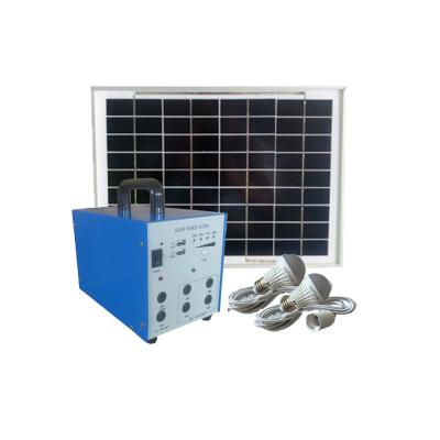 10W Portable Small 12V DC solar power system.