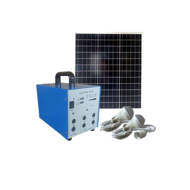 40W sistem DC generator tenaga surya tata surya portabel kecil